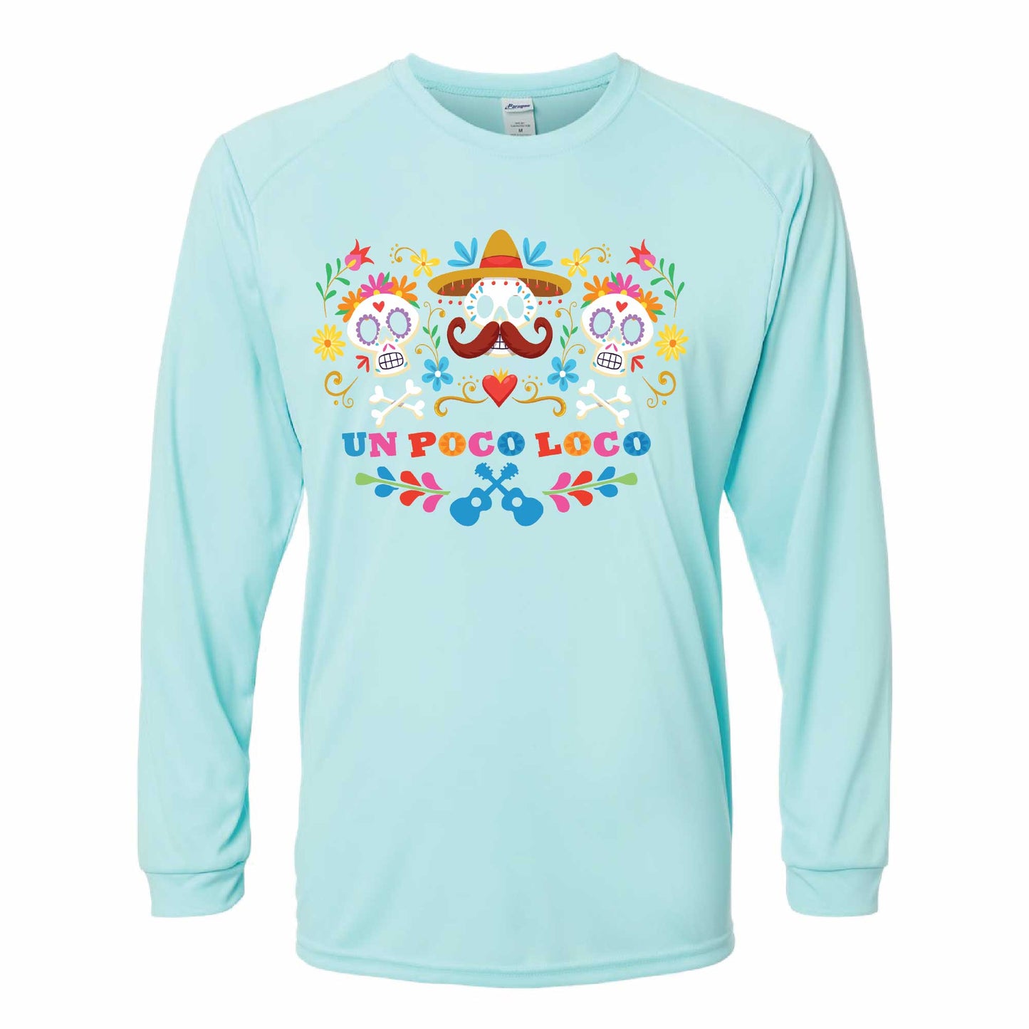Un Poco Loco Coco-Inspired 40+ UPF Unisex Dri-Fit Performance Long Sleeve Shirt 