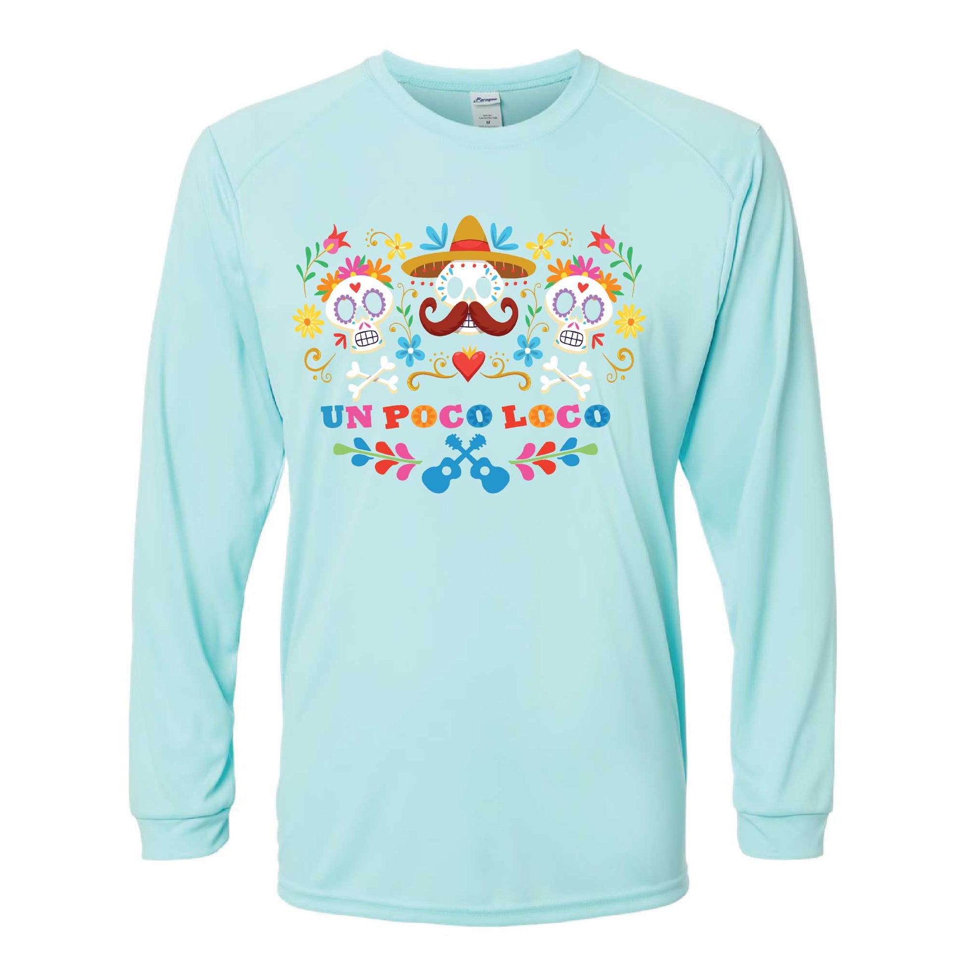 Un Poco Loco Coco-Inspired 40+ UPF Unisex Dri-Fit Performance Long Sleeve Shirt 