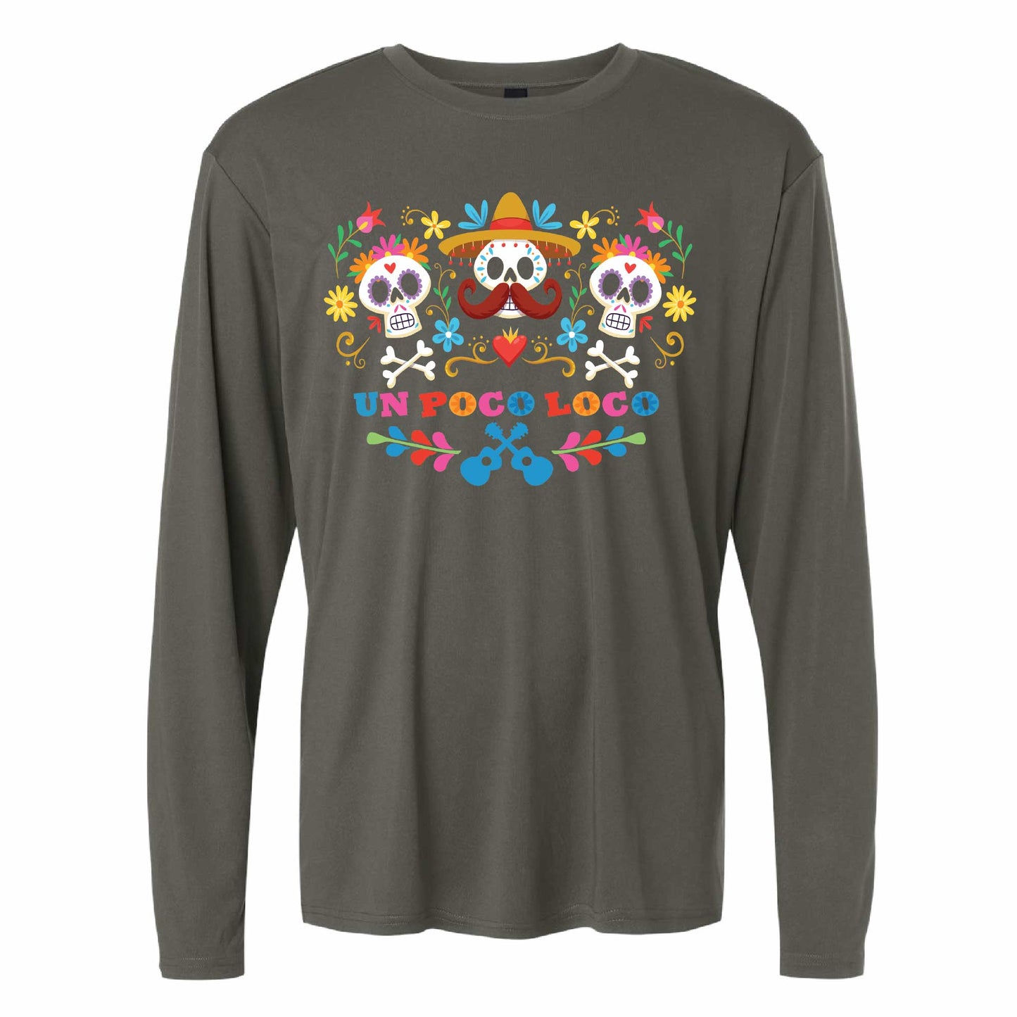 Un Poco Loco Coco-Inspired 40+ UPF Unisex Dri-Fit Performance Long Sleeve Shirt 