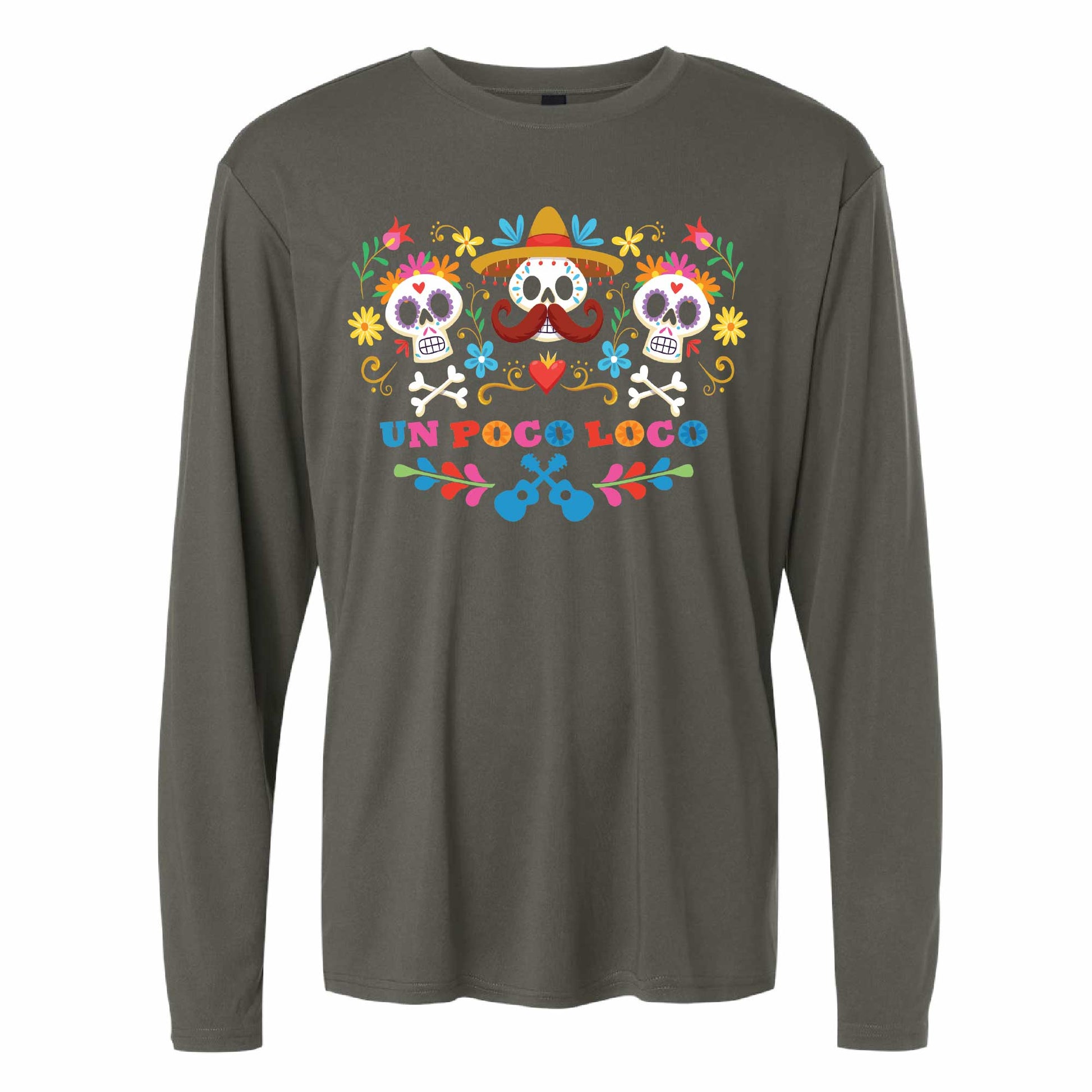Un Poco Loco Coco-Inspired 40+ UPF Unisex Dri-Fit Performance Long Sleeve Shirt 