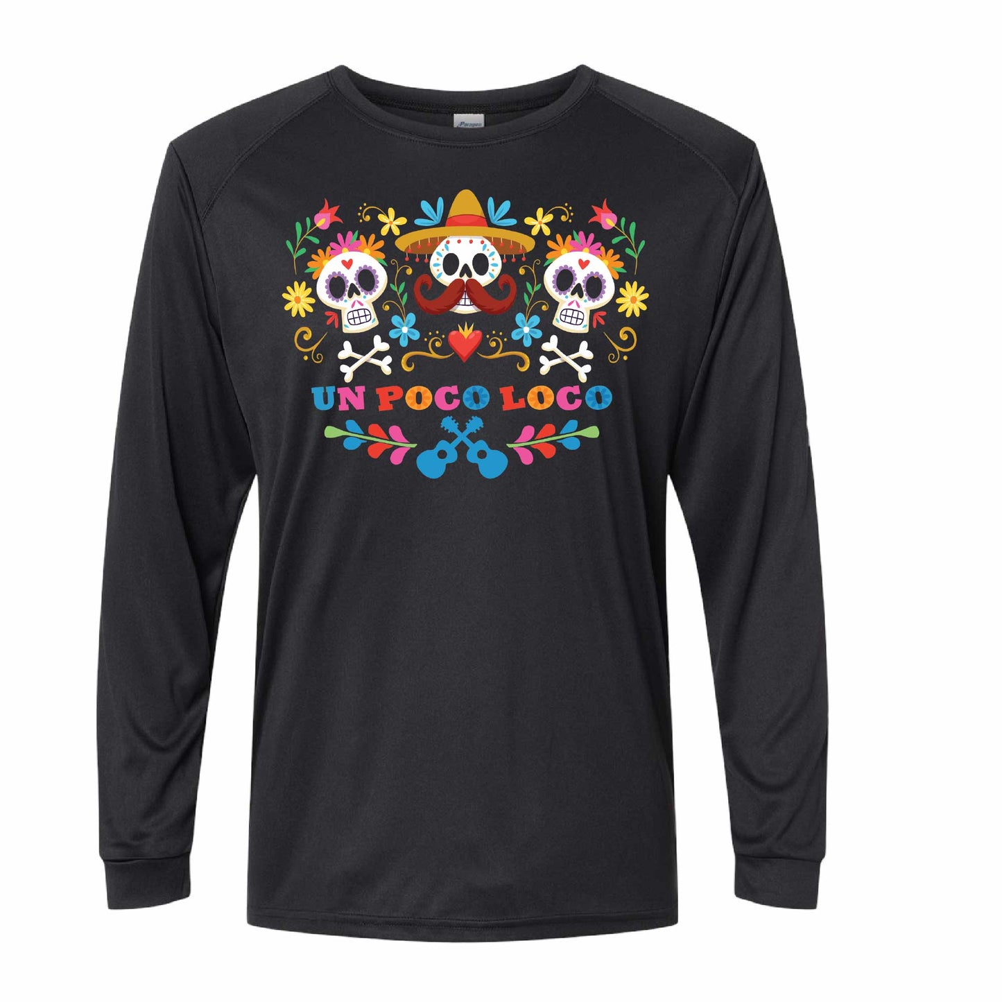 Un Poco Loco Coco-Inspired 40+ UPF Unisex Dri-Fit Performance Long Sleeve Shirt 