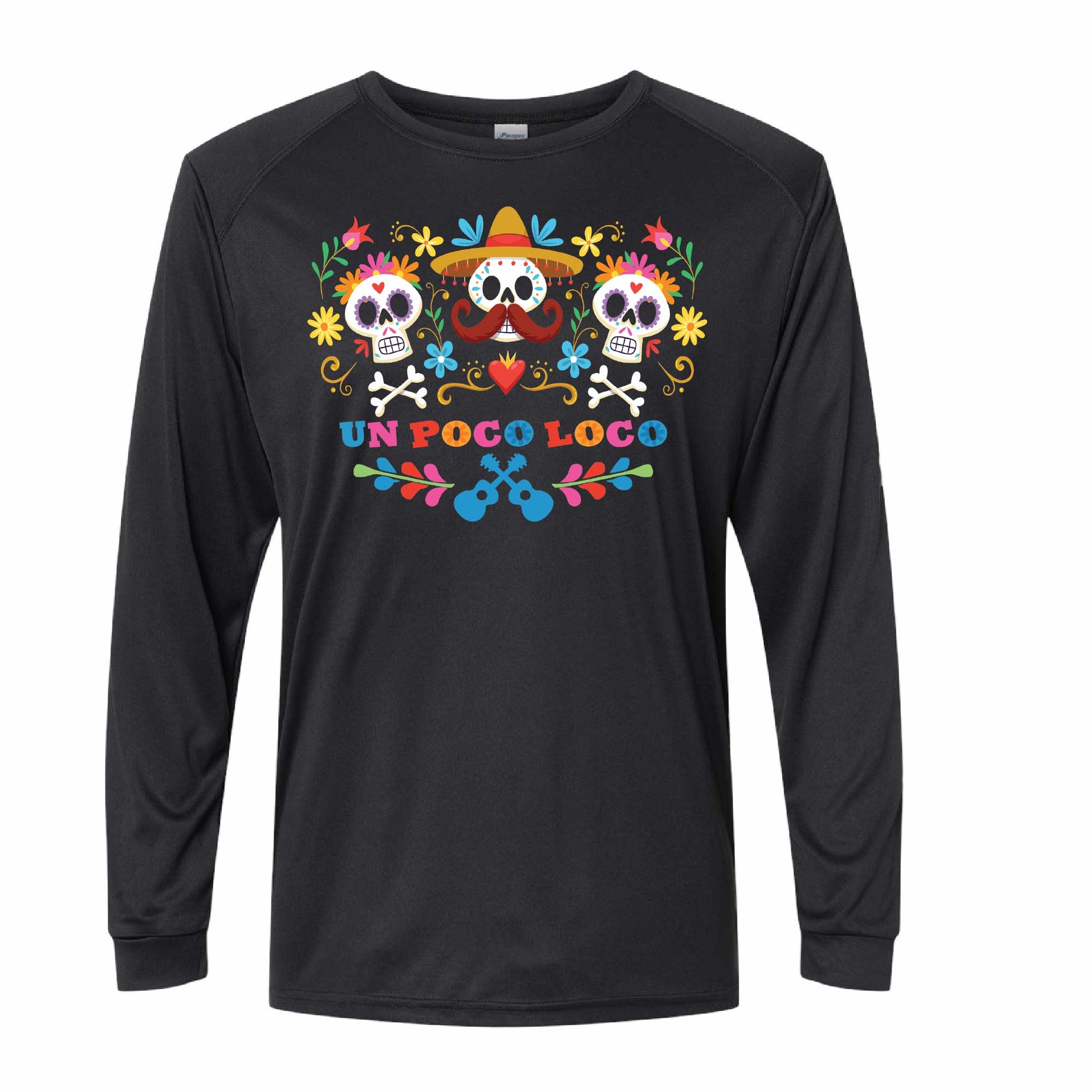 Un Poco Loco Coco-Inspired 40+ UPF Unisex Dri-Fit Performance Long Sleeve Shirt 
