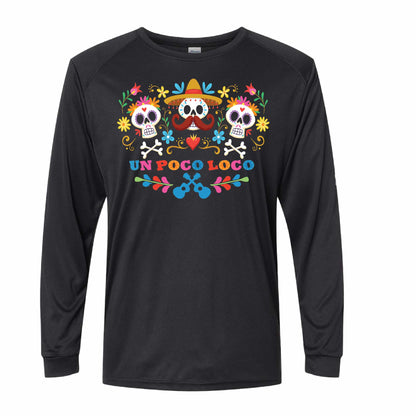Un Poco Loco Coco-Inspired 40+ UPF Unisex Dri-Fit Performance Long Sleeve Shirt 