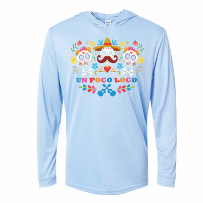Un Poco Loco Coco-Inspired 50+ UPF Unisex Dri-Fit Performance Hooded Long Sleeve Shirt 