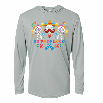 Un Poco Loco Coco-Inspired 50+ UPF Unisex Dri-Fit Performance Hooded Long Sleeve Shirt 