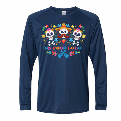 Un Poco Loco Coco-Inspired 40+ UPF Unisex Dri-Fit Performance Long Sleeve Shirt 
