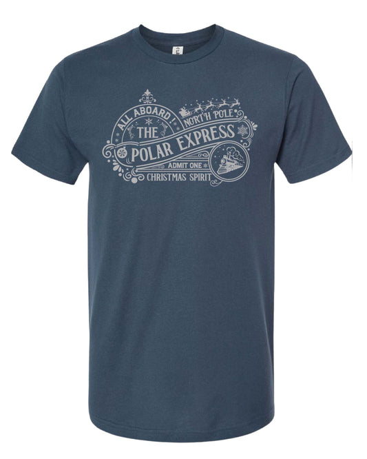 All Aboard The Polar Express Christmas Shirt 
