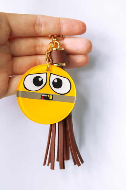 Wall-E Acrylic Hand Painted Back Keychain, Disney Bag Charm