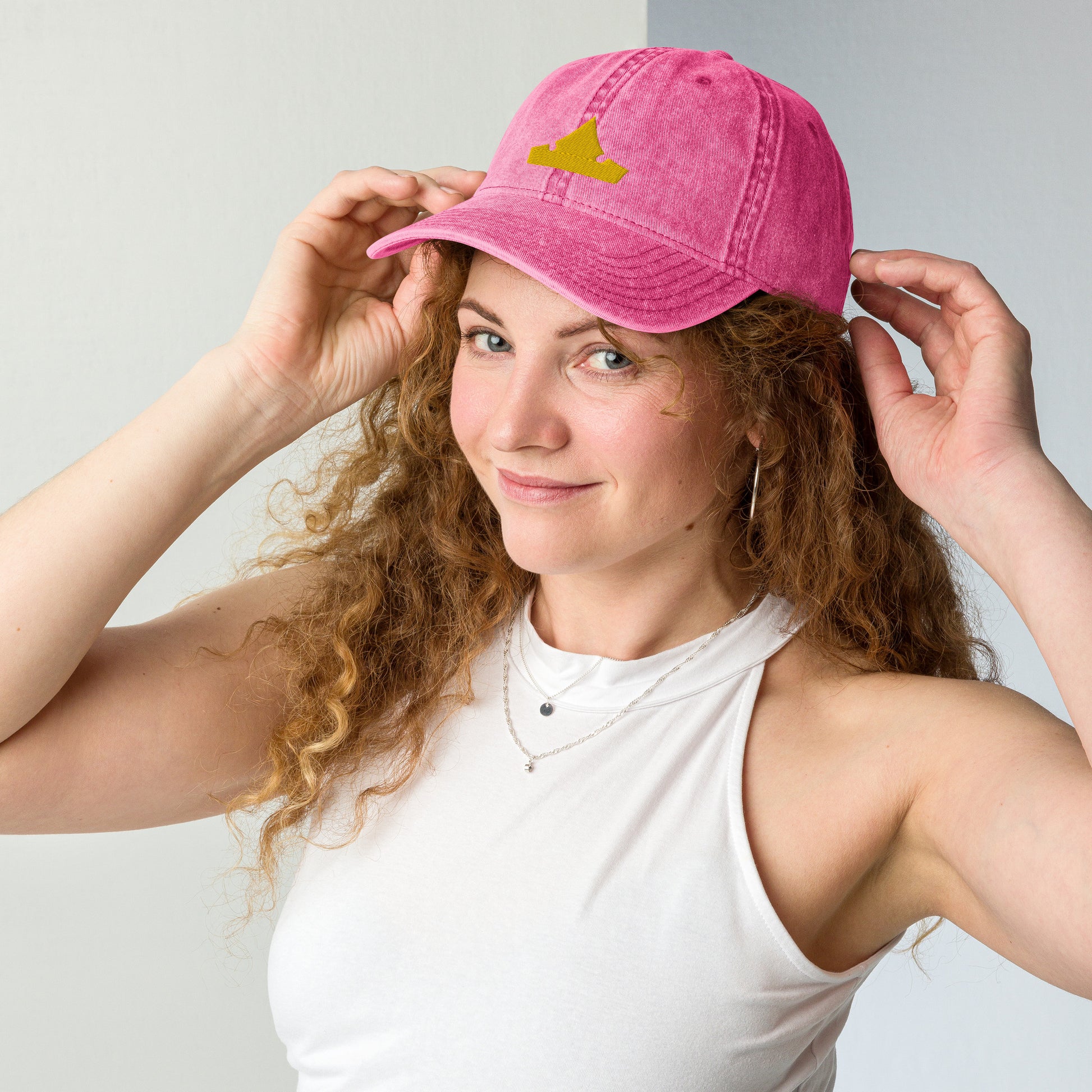 Aurora Crown Princess Vintage Cotton Twill Cap - The Bold Designer