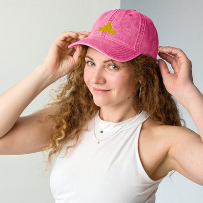 Aurora Crown Princess Vintage Cotton Twill Cap - The Bold Designer