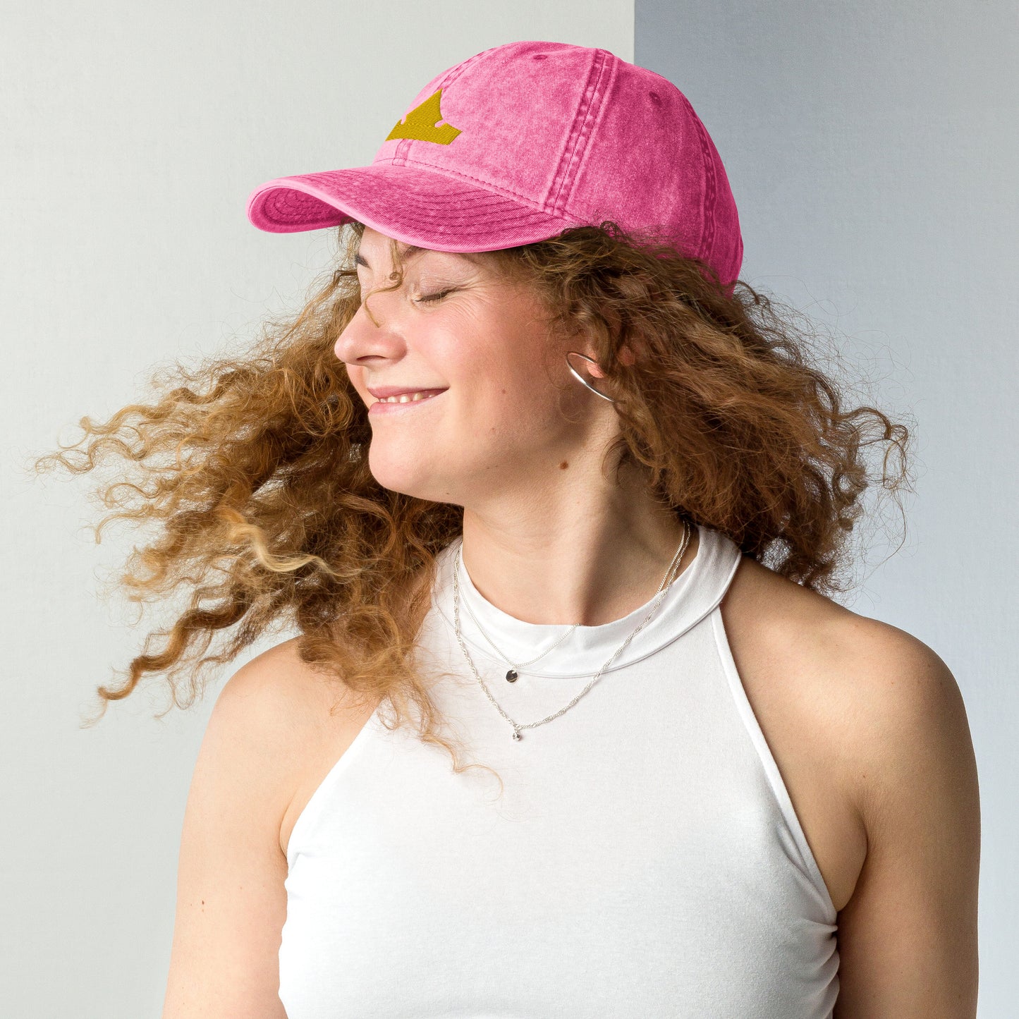 Aurora Crown Princess Vintage Cotton Twill Cap - The Bold Designer