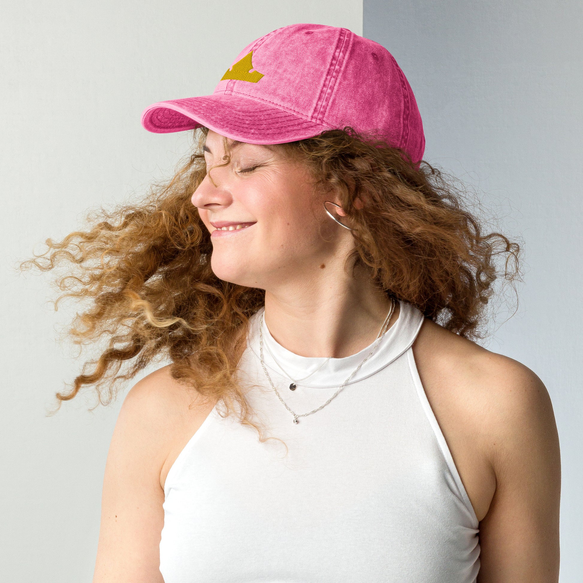 Aurora Crown Princess Vintage Cotton Twill Cap - The Bold Designer