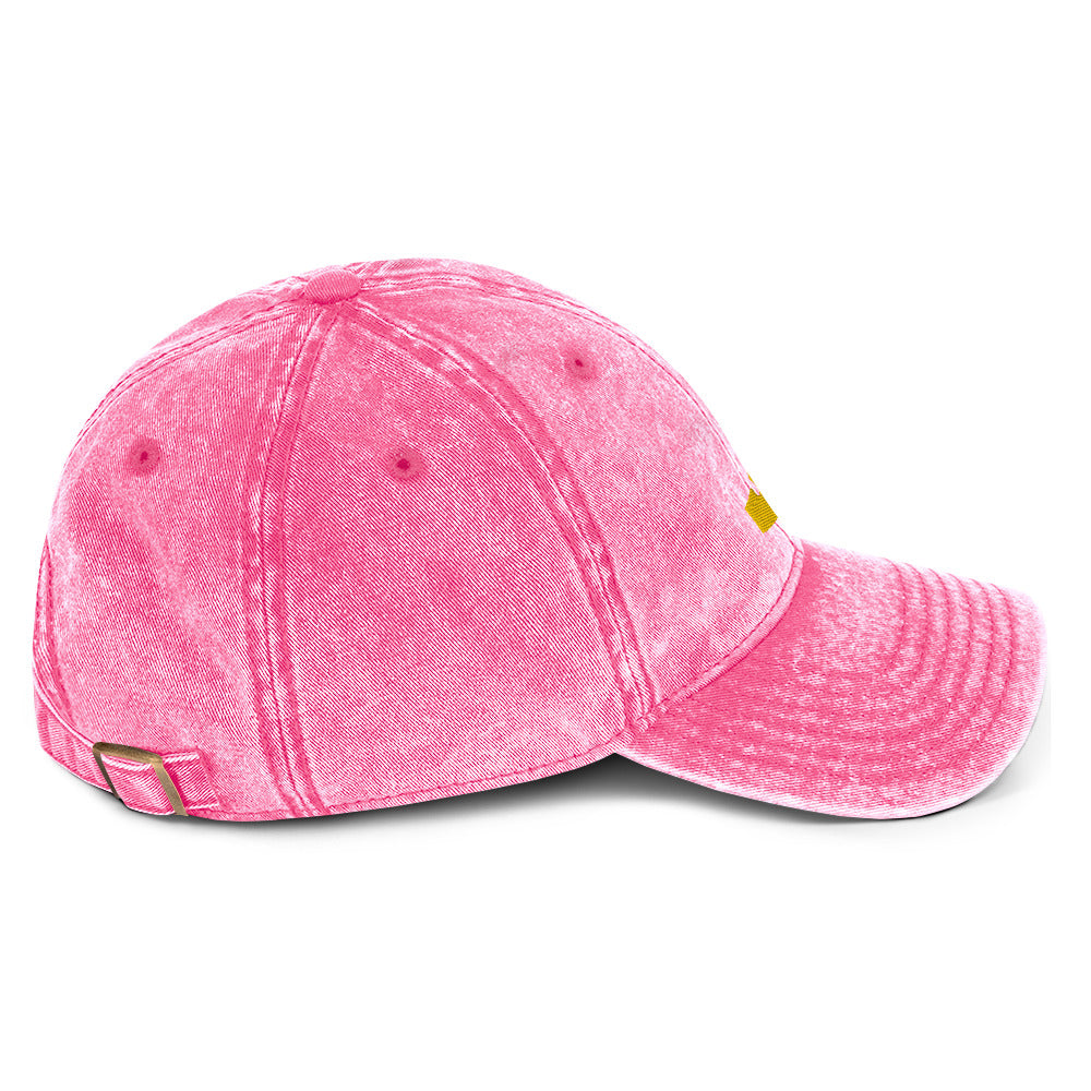 Aurora Crown Princess Vintage Cotton Twill Cap - The Bold Designer