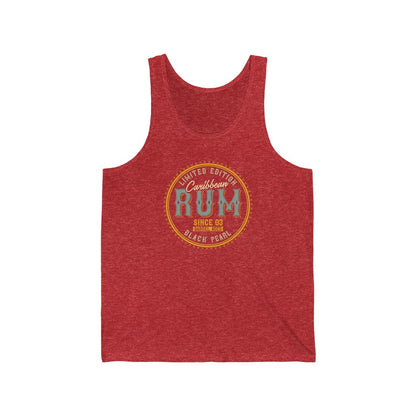 Pirates Caribbean Rum Black Pearl Edition Unisex Jersey Tank 