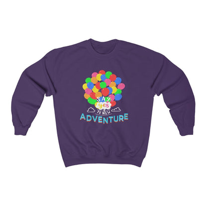 Say Yes to new Adventures Unisex Heavy Blend™ Crewneck Sweatshirt 