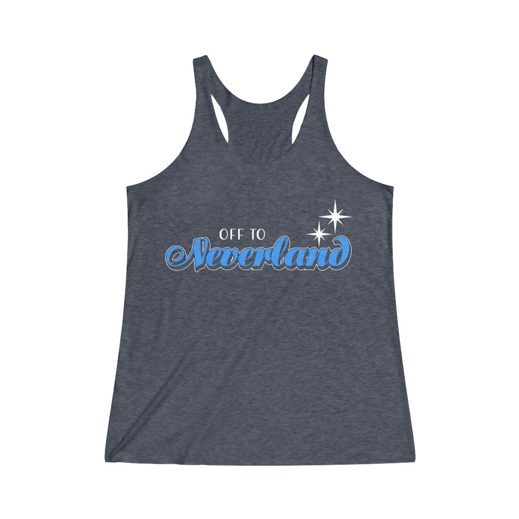 Off to Neverland Racerback Tank Top - The Bold Designer