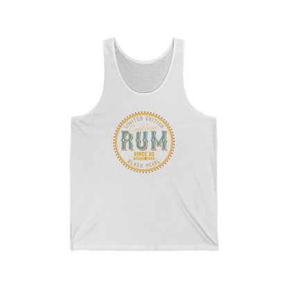 Pirates Caribbean Rum Black Pearl Edition Unisex Jersey Tank 