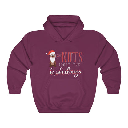 I'm Nuts About The Holidays Chip and Dale Christmas Hooded Sweatshirt 