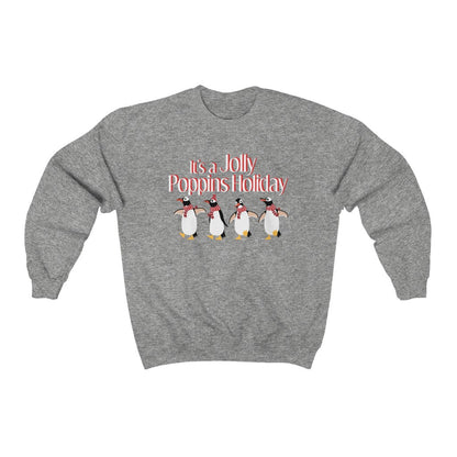 It's Jolly Poppins Holiday Heavy Blend Crewneck Sweatshirt 