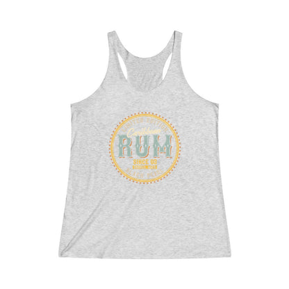 Pirates Caribbean Rum Black Pearl Edition Tri-Blend Racerback Tank Top 