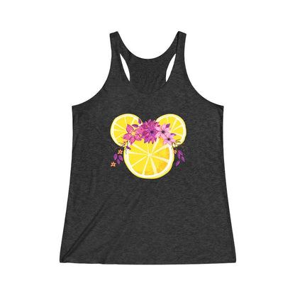 Lemonade Mouse Flower and Garden Festival Tri-Blend Racerback Tank 