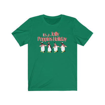 It's a Jolly Poppins Holiday Christmas Short Sleeve Shirt - The Bold Designer