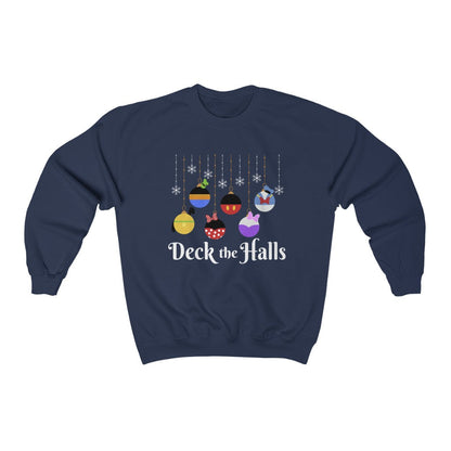 Deck the Halls Magical Characters Edition Christmas Crewneck Sweatshirt 