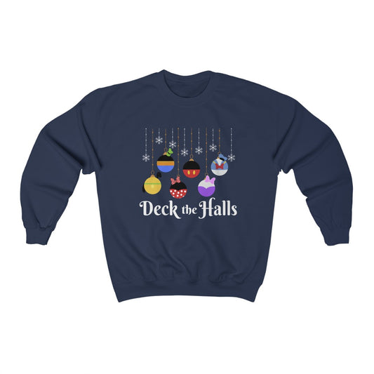 Deck the Halls Magical Characters Edition Christmas Crewneck Sweatshirt