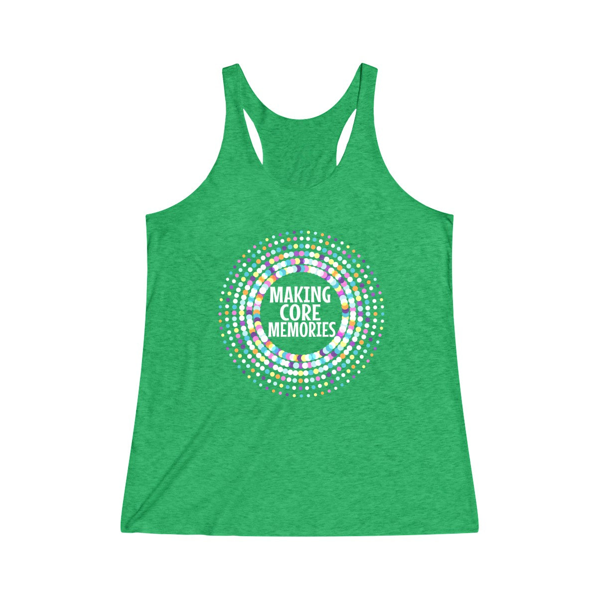 Making Core Memories Tri-Blend Racerback Tank - The Bold Designer