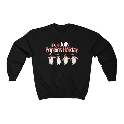 It's Jolly Poppins Holiday Heavy Blend Crewneck Sweatshirt 