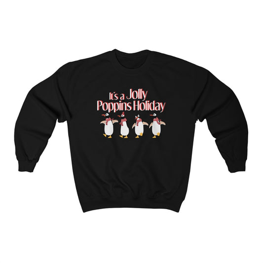 It's Jolly Poppins Holiday Heavy Blend Crewneck Sweatshirt - The Bold Designer