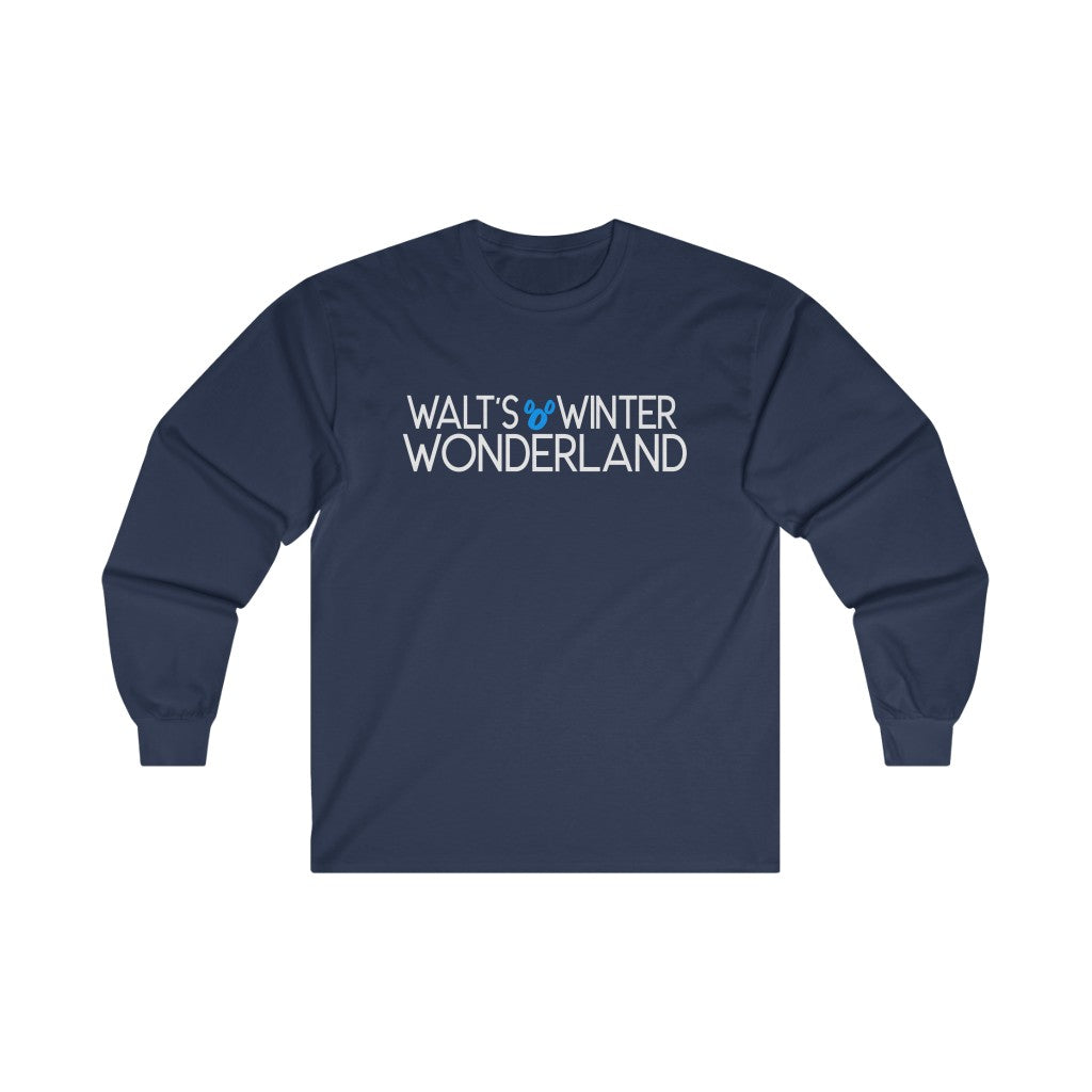 Walt's Winter Wonderland Christmas Long Sleeve Tee - The Bold Designer