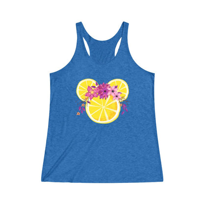 Lemonade Mouse Flower and Garden Festival Tri-Blend Racerback Tank 