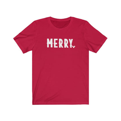 WHITE MERRY Christmas Shirt 