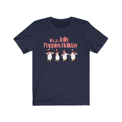 It's a Jolly Poppins Holiday Christmas Short Sleeve Shirt - The Bold Designer