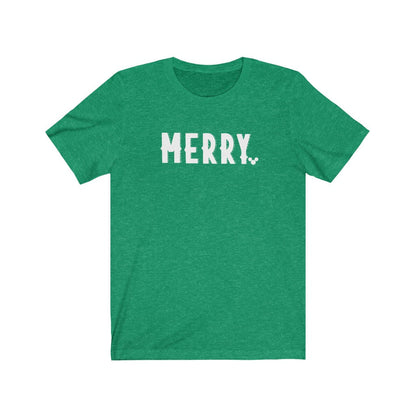 WHITE MERRY Christmas Shirt 