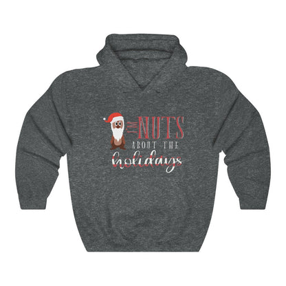 I'm Nuts About The Holidays Chip and Dale Christmas Hooded Sweatshirt 