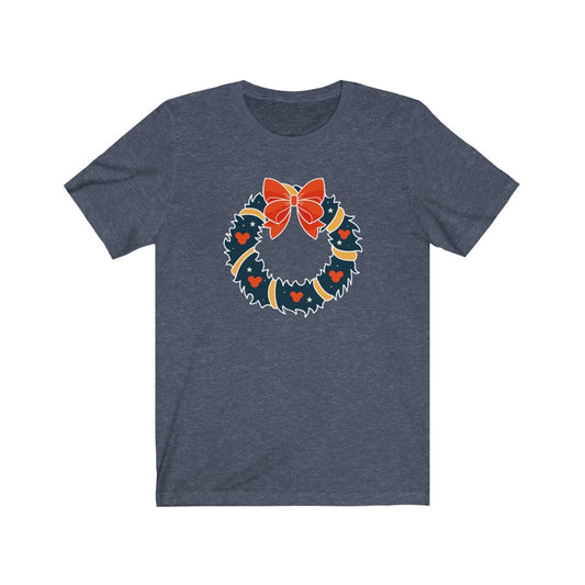 Mickey Christmas Wreath Shirt - The Bold Designer