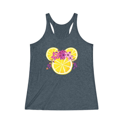 Lemonade Mouse Flower and Garden Festival Tri-Blend Racerback Tank 