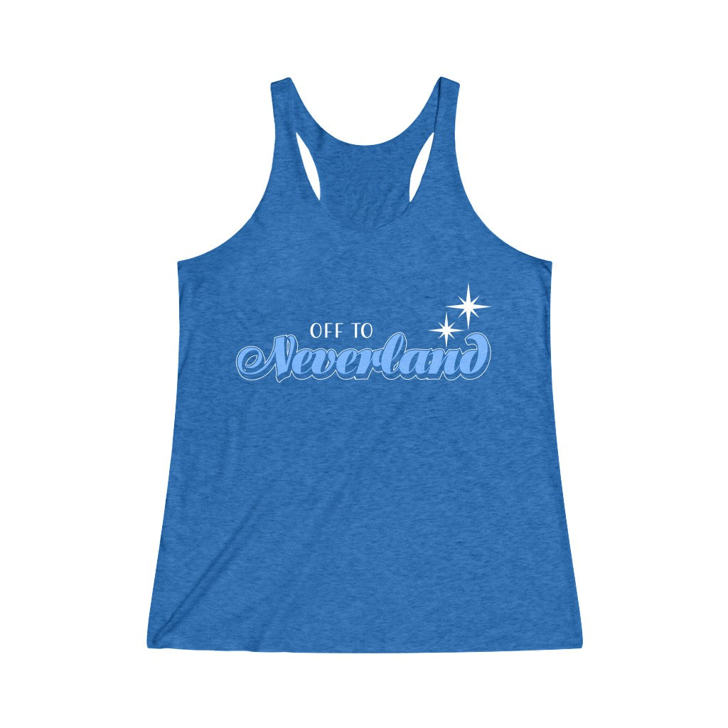Off to Neverland Racerback Tank Top - The Bold Designer