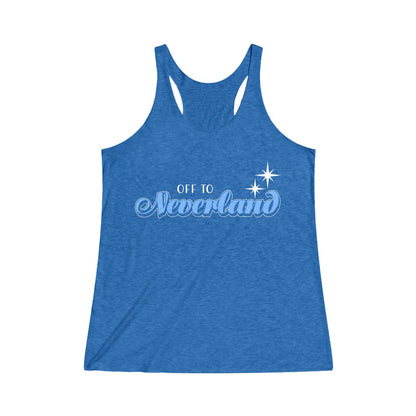 Off to Neverland Racerback Tank Top 