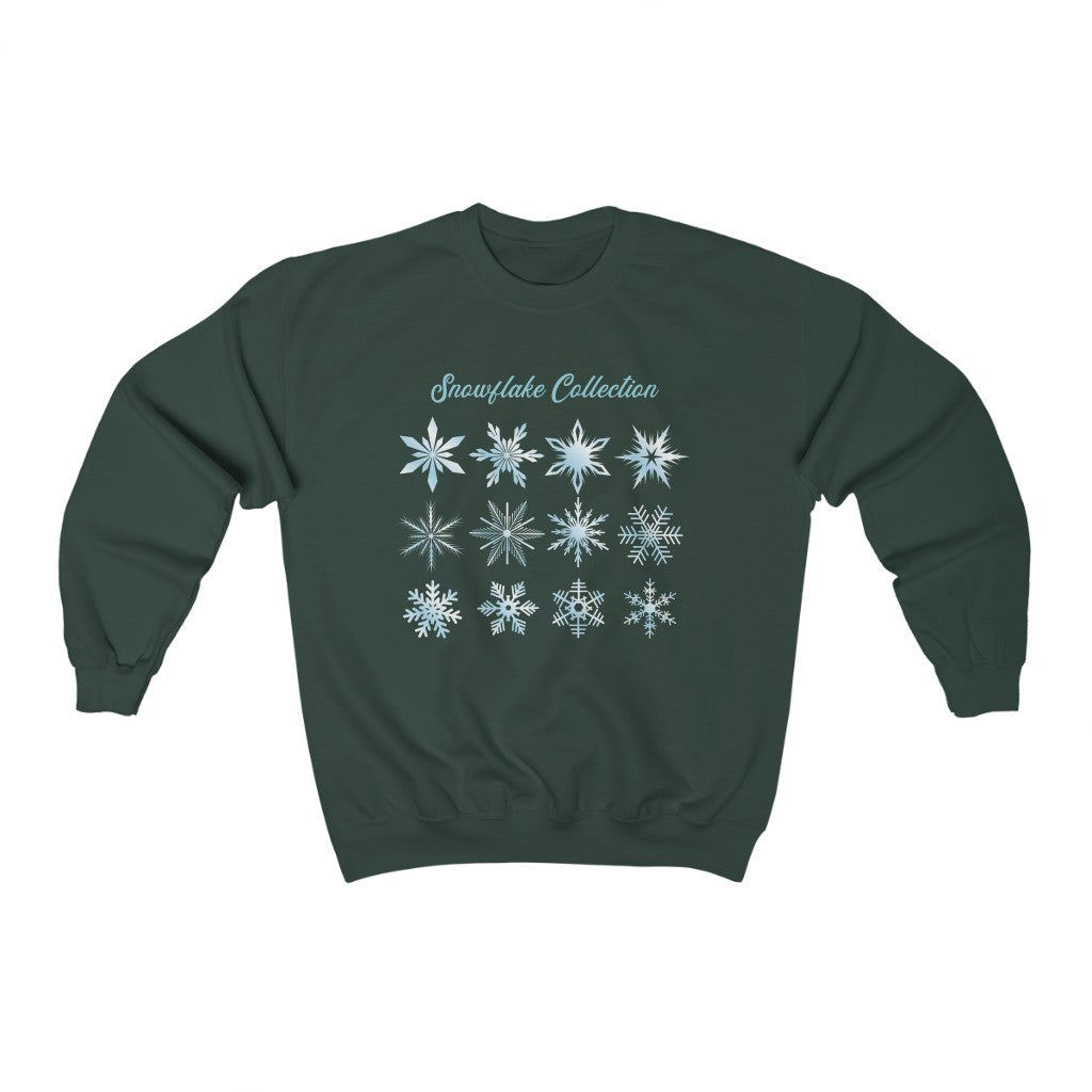 The Snowflake Collection Frozen Christmas Crewneck Sweatshirt