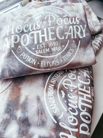Hocus Pocus Sanderson Sisters Tie Dye Heavy Blend Crewneck Sweatshirt - The Bold Designer