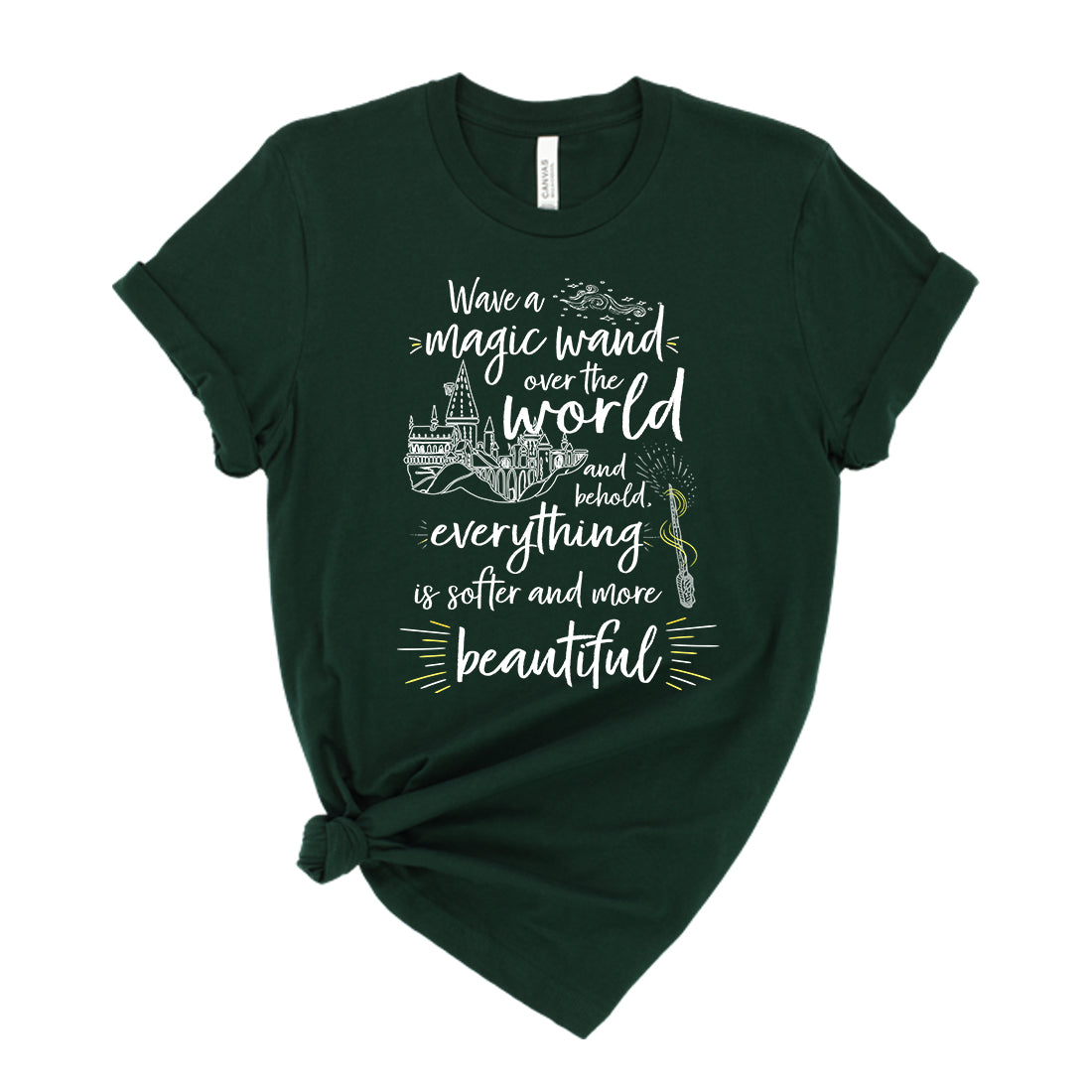 Wave a wand over the world and behold, everything is softer and more beautiful HP Wizard Shirt