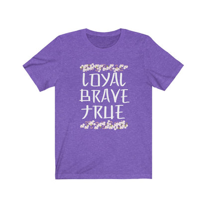 Mulan, Loyal Brave True Flowers Shirt - The Bold Designer