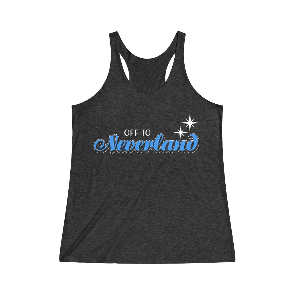 Off to Neverland Racerback Tank Top - The Bold Designer