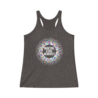 Making Core Memories Tri-Blend Racerback Tank 