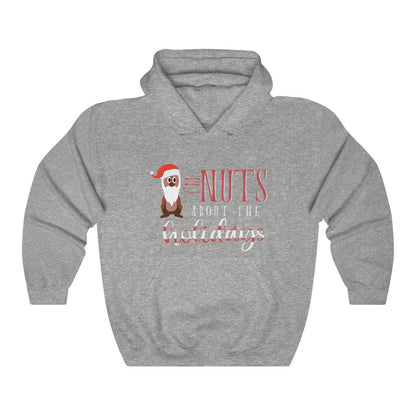 I'm Nuts About The Holidays Chip and Dale Christmas Hooded Sweatshirt 