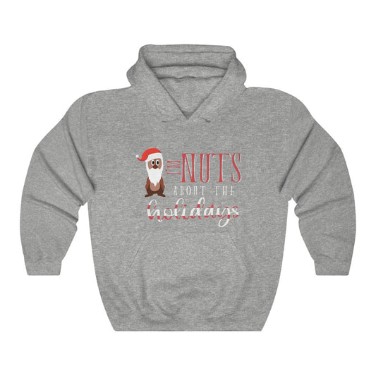 I'm Nuts About The Holidays Chip and Dale Christmas Hooded Sweatshirt - The Bold Designer