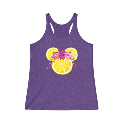 Lemonade Mouse Flower and Garden Festival Tri-Blend Racerback Tank 